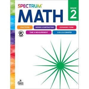 Spectrum Math Workbook, Grade 2 -- Spectrum